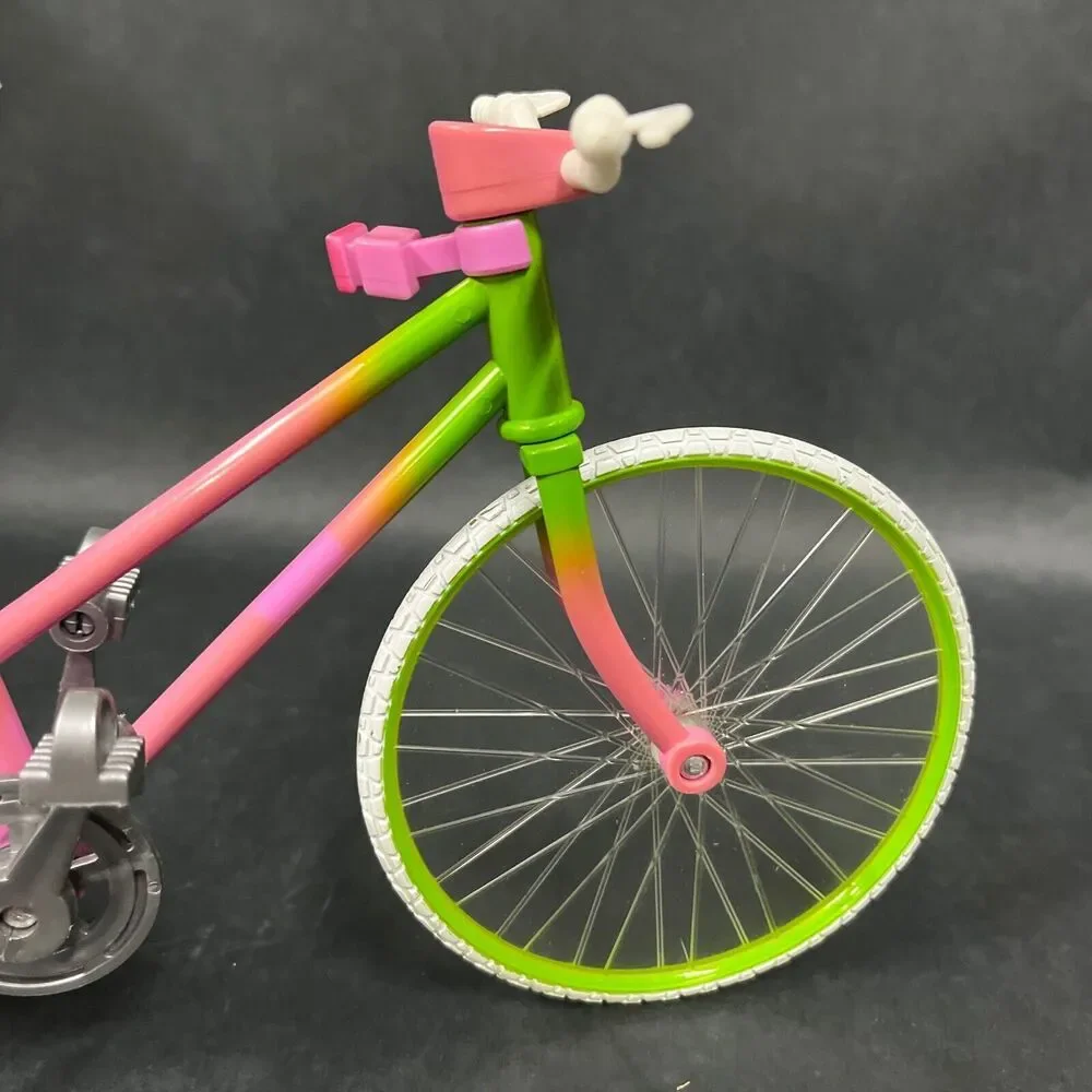Rare Vintage‎ Barbie Doll Bicycle Pink Green White